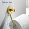 Kibi Circular Toilet Paper Holder - Brush Gold KBA1405BG - alternate 5